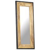 321631 Mirror 110x50 cm Solid Mango Wood