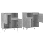 Sideboards 2 pcs Concrete Grey Engineered Wood 3190129