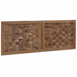 Bed Headboard Natural Solid Teak Wood 42024560