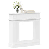 Fireplace Surround White 102 x 26 x 100 cm Engineered Wood 8006642