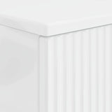 Bathroom Sink Cabinet ARNHEM High Gloss White 896569