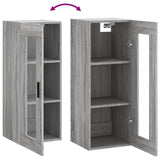 Wall Mounted Cabinet Grey Sonoma 34.5x34x90 cm 828930