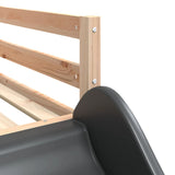 Bunk Bed with Slide&Ladder without Mattress 90x190 cm Single 3284245
