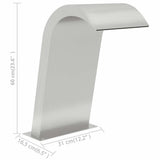 Pool Fountain 50x30x60 cm Stainless Steel 304 148880