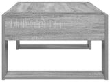 Coffee Table Grey Sonoma 110 x 50 x 41 cm Engineered Wood 8000161