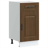 Kitchen Base Cabinet Kalmar Brown Oak Engineered Wood 853474