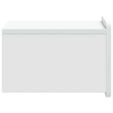 Wall-Mounted Bedside Cabinet 2 pcs White 33 x 34.5 x 24 cm 898256