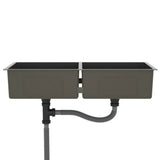 Handmade Kitchen Sink Black Stainless Steel 51525