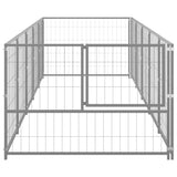 Dog Kennel Silver 5 m Steel 3082103