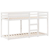 Bunk Bed without Mattress White 90x200 cm Solid Wood Pine 3282080