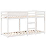 Bunk Bed without Mattress White 80x200 cm Solid Wood Pine 3282082