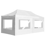 Professional Folding Party Tent with Walls Aluminium 6x3 m White 45510
