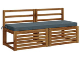 2-Piece Bench Cushions SOEST 2 pcs 100% Polyester Blue 949729