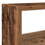 ZNTS Wall Cube Shelf 7 Compartments Old Wood Engineered Wood 860029