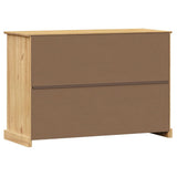 Sideboard with Drawers VIGO 113x40x75 cm Solid Wood Pine 353187