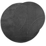 Rug IZA Short Pile Scandinavian Look Anthracite 200 cm 375437