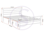 ZNTS Orion 4'6" Bed 200-203-032