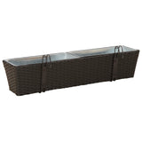 Railing 2 pcs 80 x 17 x 17 cm Metal 42026968