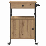 Kitchen Trolley Artisan Oak 56 x 43 x 89.5 cm Engineered Wood 871667