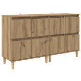 Sideboards 2 pcs Artisan Oak 60 x 35 x 70 cm Engineered Wood 3415587
