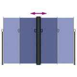 Retractable Side Awning Blue 220x1000 cm 4004776