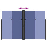 Retractable Side Awning Blue 220x1000 cm 4004776