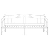 Sofa Bed Frame White Powder-coated metal Single 324765