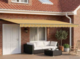 Electric Retractable Awning 4.5 x 3 m Polyester with PU coating 3422084