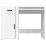 Desk White 100x49x75 cm Engineered Wood 816784