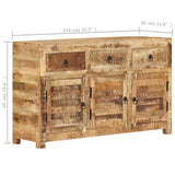 Sideboard 110x30x65 cm Solid Wood Mango 338427