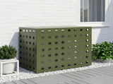 Air Conditioner Cover Olive Green 100 x 50 x 70 cm Steel 8014132