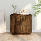 Sideboard Smoked Oak 80x40x75 cm Engineered Wood 817234