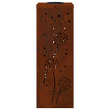 Solar LED Pathway Light 2 pcs Rusty Weathering Steel 879771