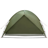 Camping Tent with Rainfly Water-resistant Dome Olive Green 42029005