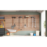 Garden Tool Storage Racks Wall Mounted 4 pcs Black Steel 3309654