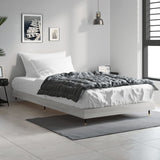 Bed Frame without Mattress Grey Sonoma 100x200 cm Engineered Wood 832163