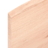 Basin Shelf Wall Mounted Steel and Solid Wood Oak 3302534