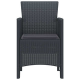 Garden Chair 4 pcs Anthracite 53 x 49 x 85 cm Polypropylene 847471