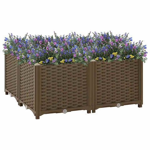 Raised Bed 80x80x38 cm Polypropylene 316525