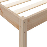 Bookcase Bed without Mattress 160x200 cm Solid Wood Pine 3324311