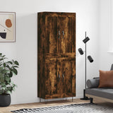 Highboard Smoked Oak 69.5x34x180 cm Engineered Wood 3199718