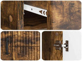 Sideboard Smoked Oak 89 x 34.5 x 57 cm Engineered Wood 895350