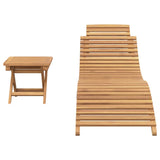 Sun Lounger 2 pcs Brown 198 x 55 x 58.5 cm Solid Teak Wood 42008388