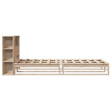 Bookcase Bed without Mattress 100x200 cm Solid Wood 3323902