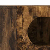 TV Cabinet Smoked Oak 100 x 35 x 40 cm Engineered Wood 891269