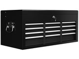Steel Six Drawer Tool Storage Carry Chest, with Lock and Keys - Black T3398P330472