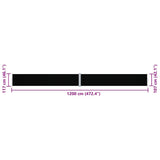 Side Awning Black Polyester with PU coating, Steel, Aluminium 318054