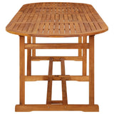 Garden Dining Table 280x90x75 cm Solid Acacia Wood 315950
