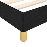 Bed Frame without Mattress Black 90x190 cm Single Single Fabric 349832