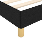 Bed Frame without Mattress Black 90x190 cm Single Single Fabric 349865